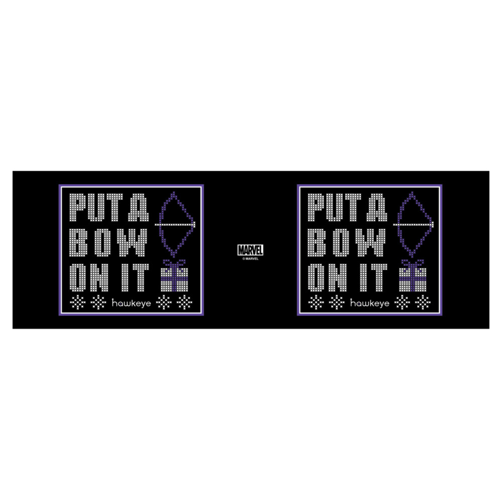 Marvel Hawkeye Put a Bow On It  Adult Stainless Steel Tumbler w/Lid