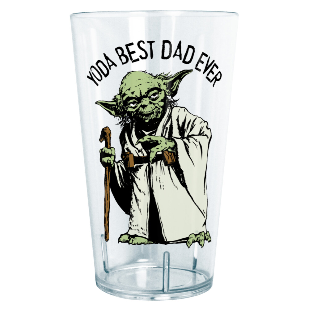 Star Wars Yoda Best Dad Ever  Adult Tritan Drinking Cup