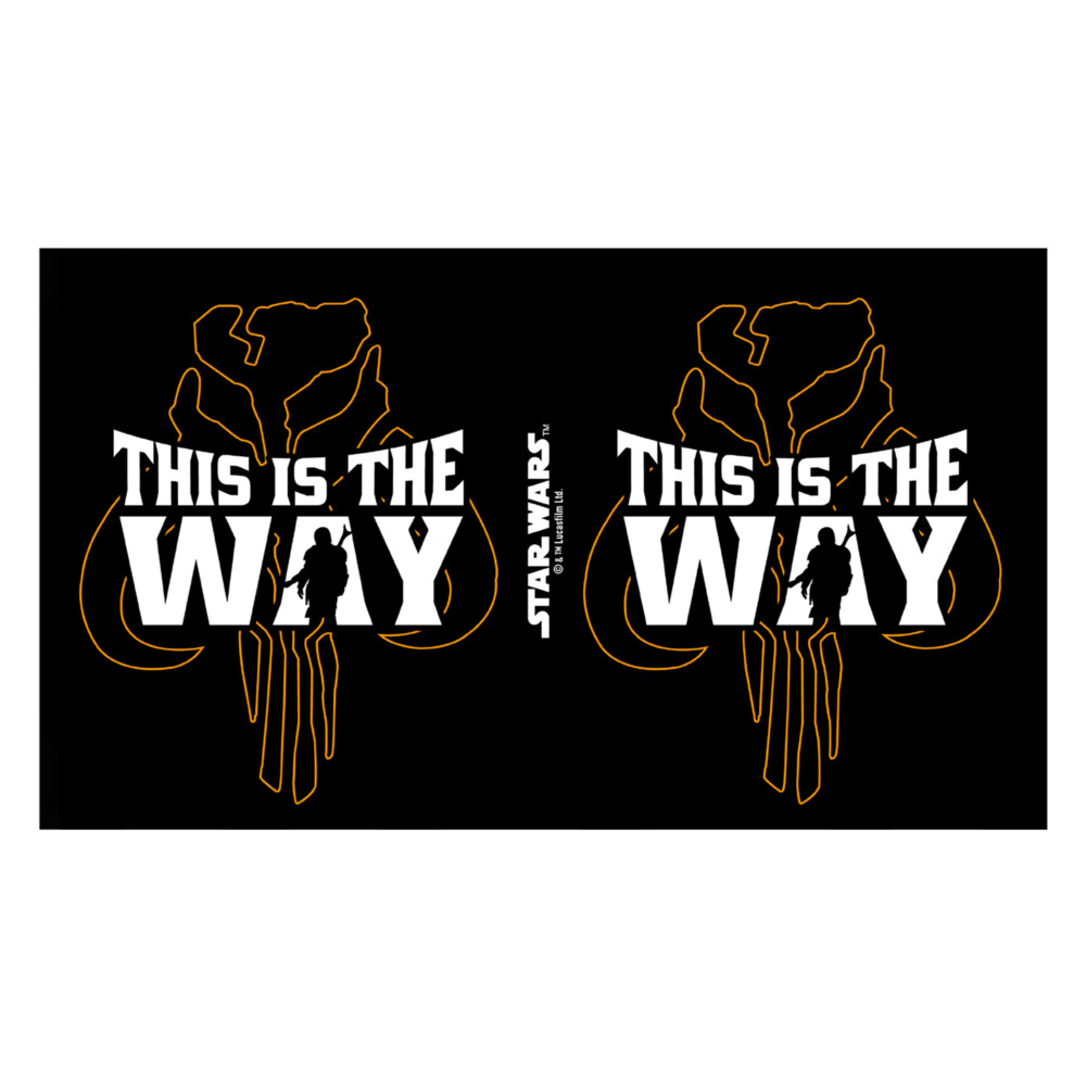 Star Wars: The Mandalorian The Way Silhouette  Adult Stainless Steel Water Bottle