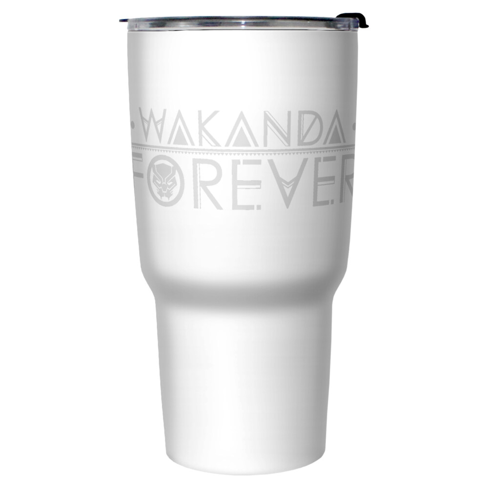 Marvel: Black Panther: Wakanda Forever Tribal Logo  Adult Stainless Steel Tumbler w/Lid