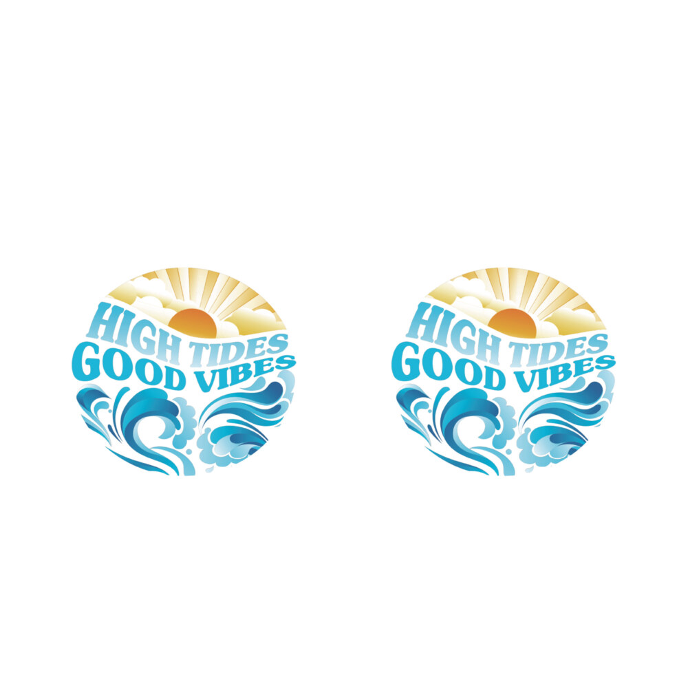 Lost Gods High Tides Good Vibes  Adult Stainless Steel Water Bottle