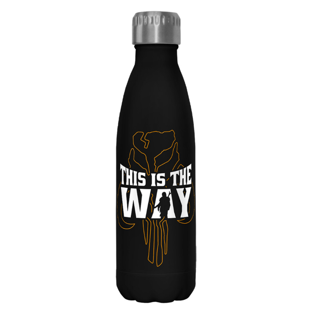 Star Wars: The Mandalorian The Way Silhouette  Adult Stainless Steel Water Bottle