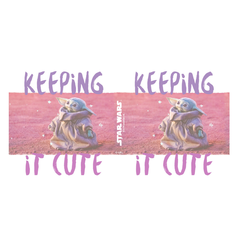 Star Wars: The Mandalorian The Child Keeping It Cute  Adult Stainless Steel Water Bottle