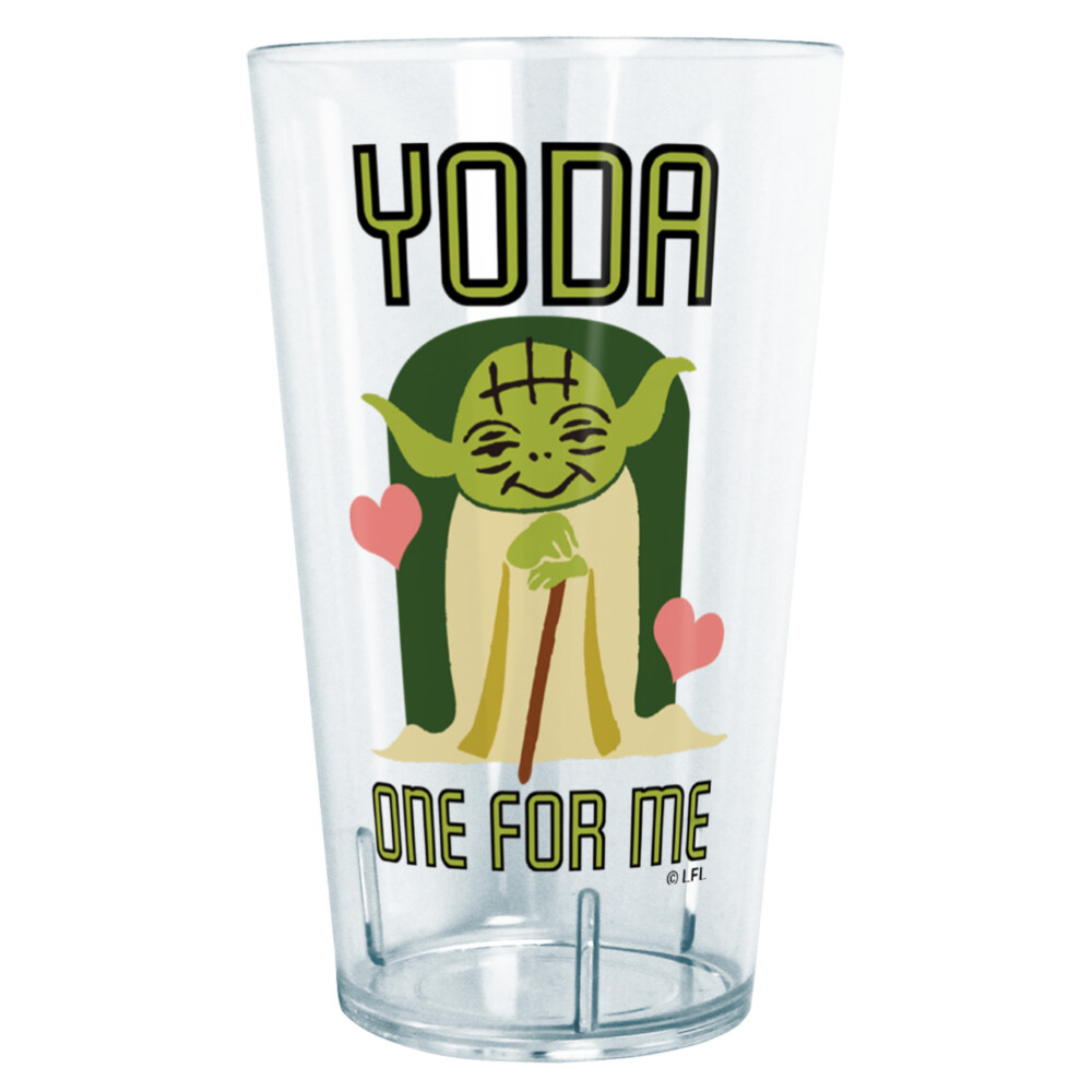 Star Wars Valentine's Day Yoda One For Me  Adult Tritan Drinking Cup