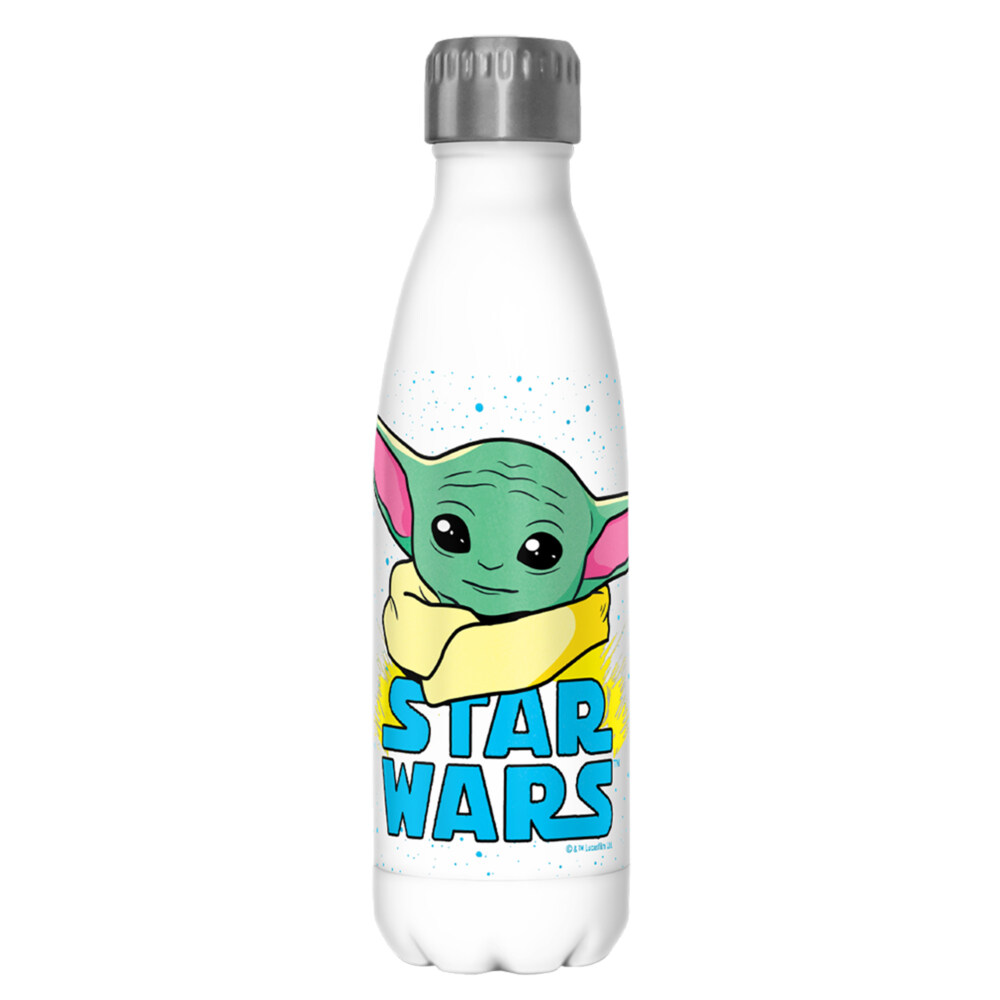Star Wars: The Mandalorian The Child Cartoon Shiny Eyes  Adult Stainless Steel Water Bottle