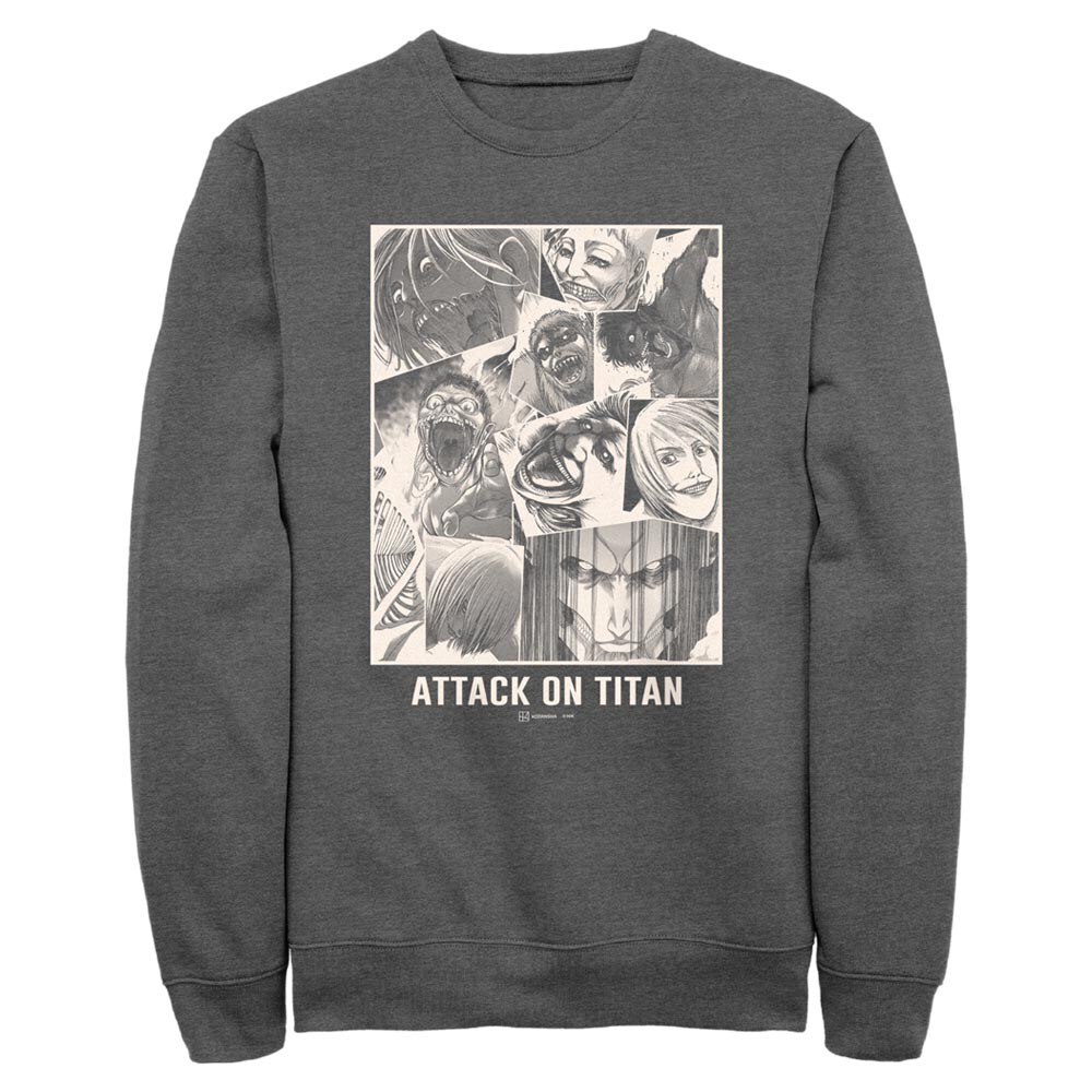 Men's Titan Collage BoxUp Crew Neck Fleece