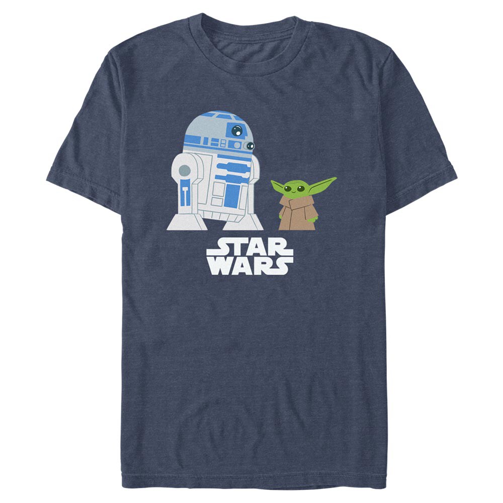 Men's R2D2 MEETS GROGU Short Sleeve T-Shirt