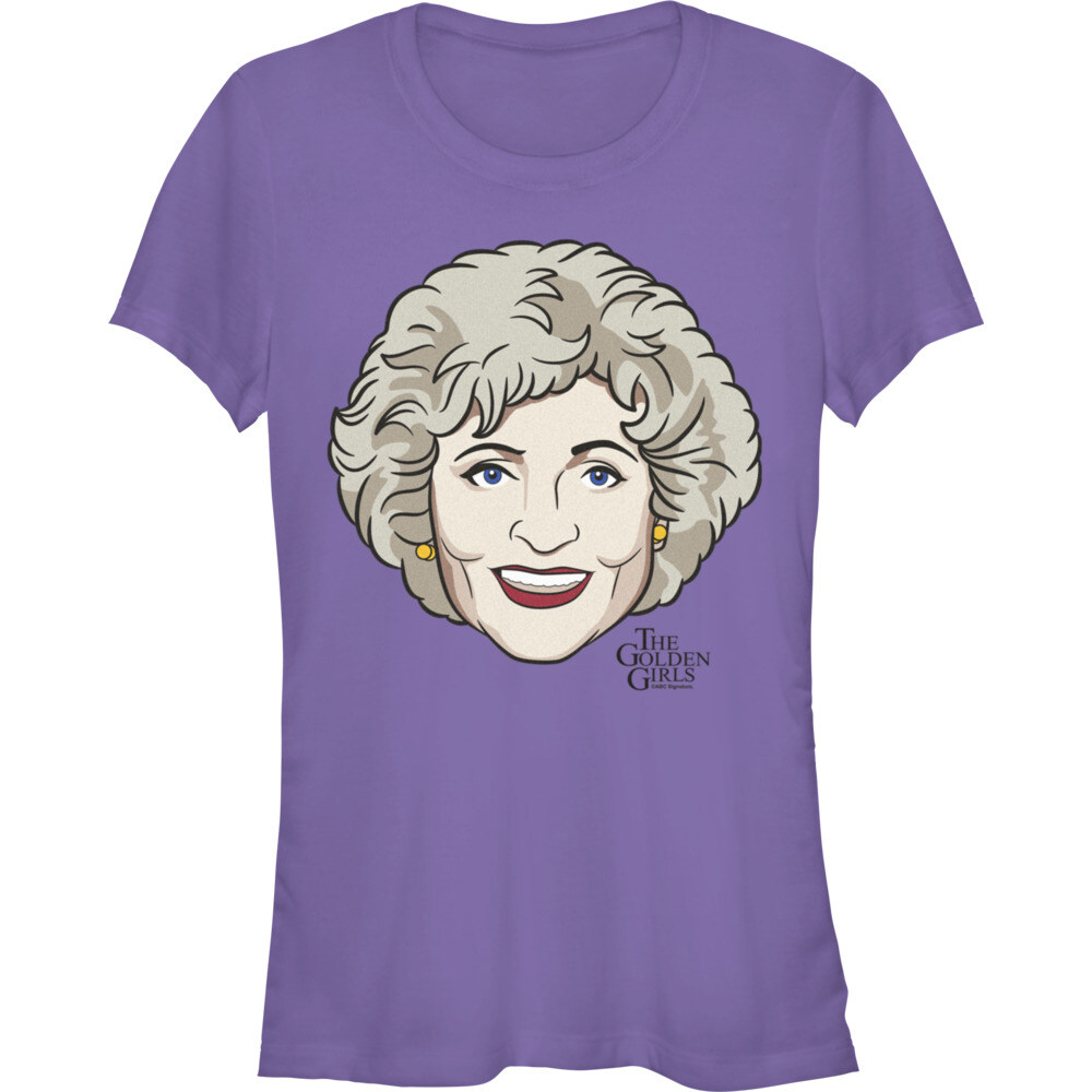 Junior's Rose Bigface Short Sleeve T-Shirt