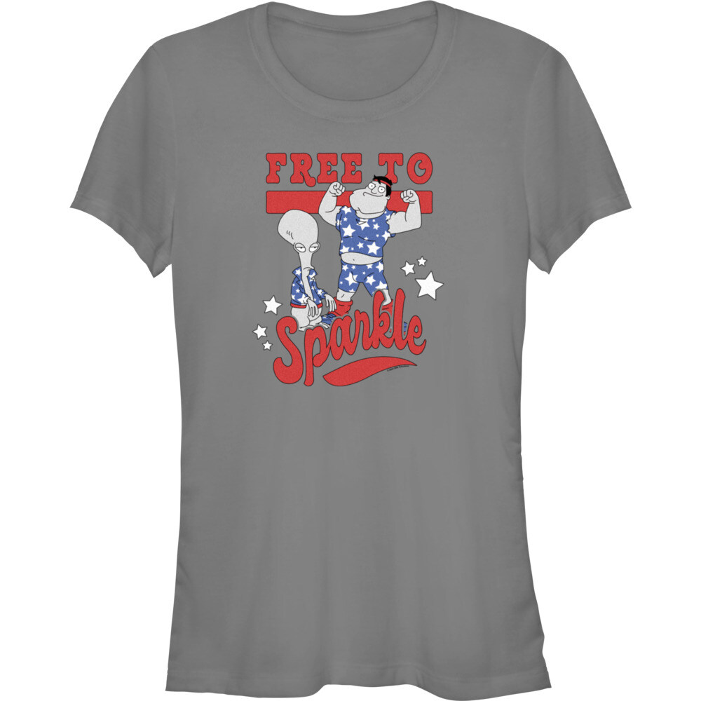 Junior's Free To Sparkle Short Sleeve T-Shirt