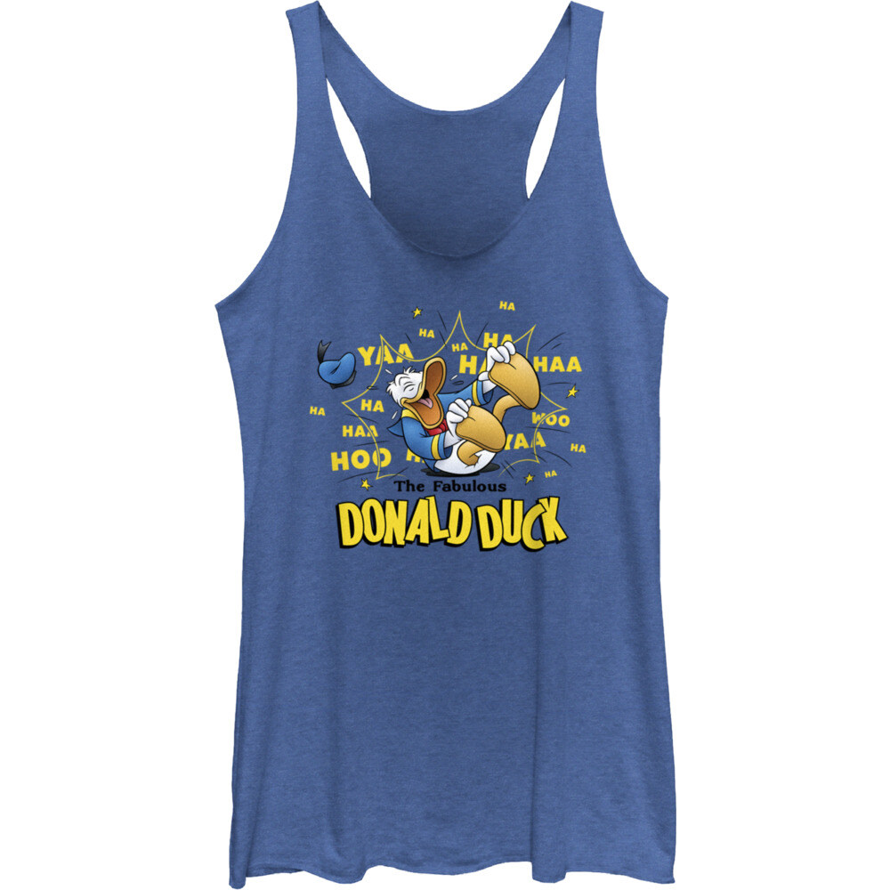 Junior's The Fabulous Donald Duck Racerback Tank Top