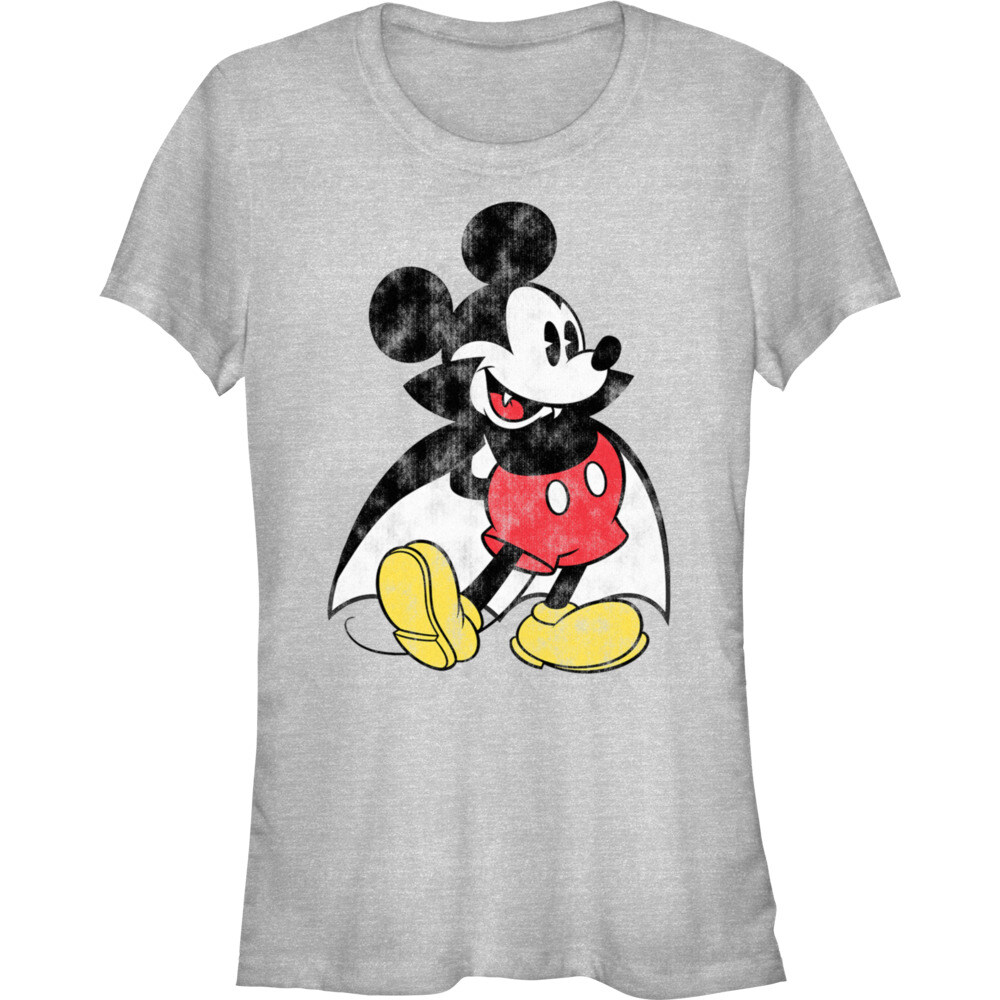 Junior's MICKEY STANDING VAMPIRE Short Sleeve T-Shirt