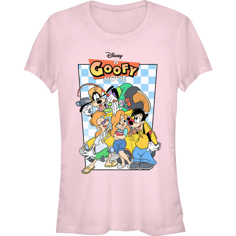 Junior's Goofy Movie Faux VHS Short Sleeve T-Shirt