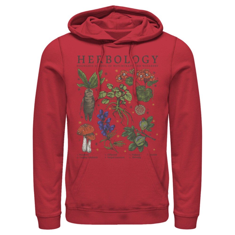 Men's Harry Potter Hogwarts Herbology  Adult Pull Over Hoodie