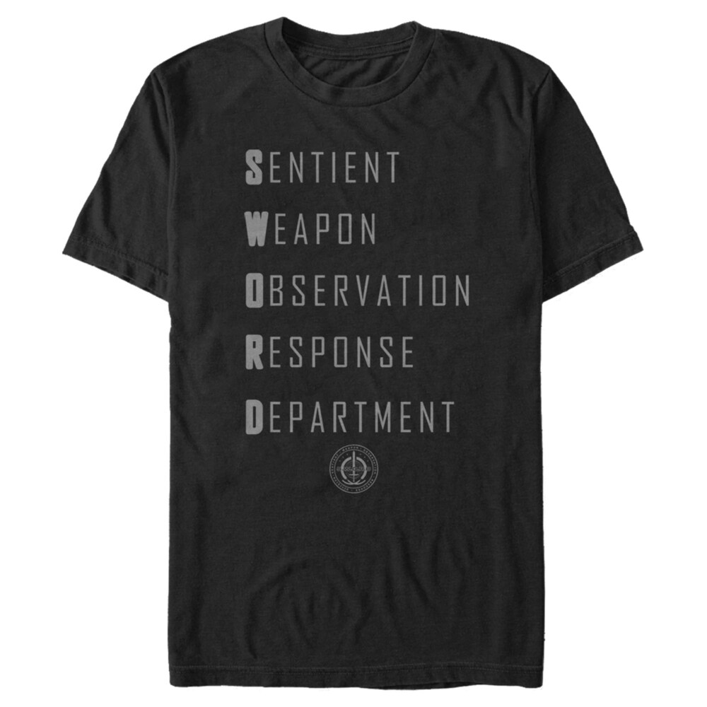 Men's Marvel WandaVision S.W.O.R.D Acronym Logo  Adult T-Shirt
