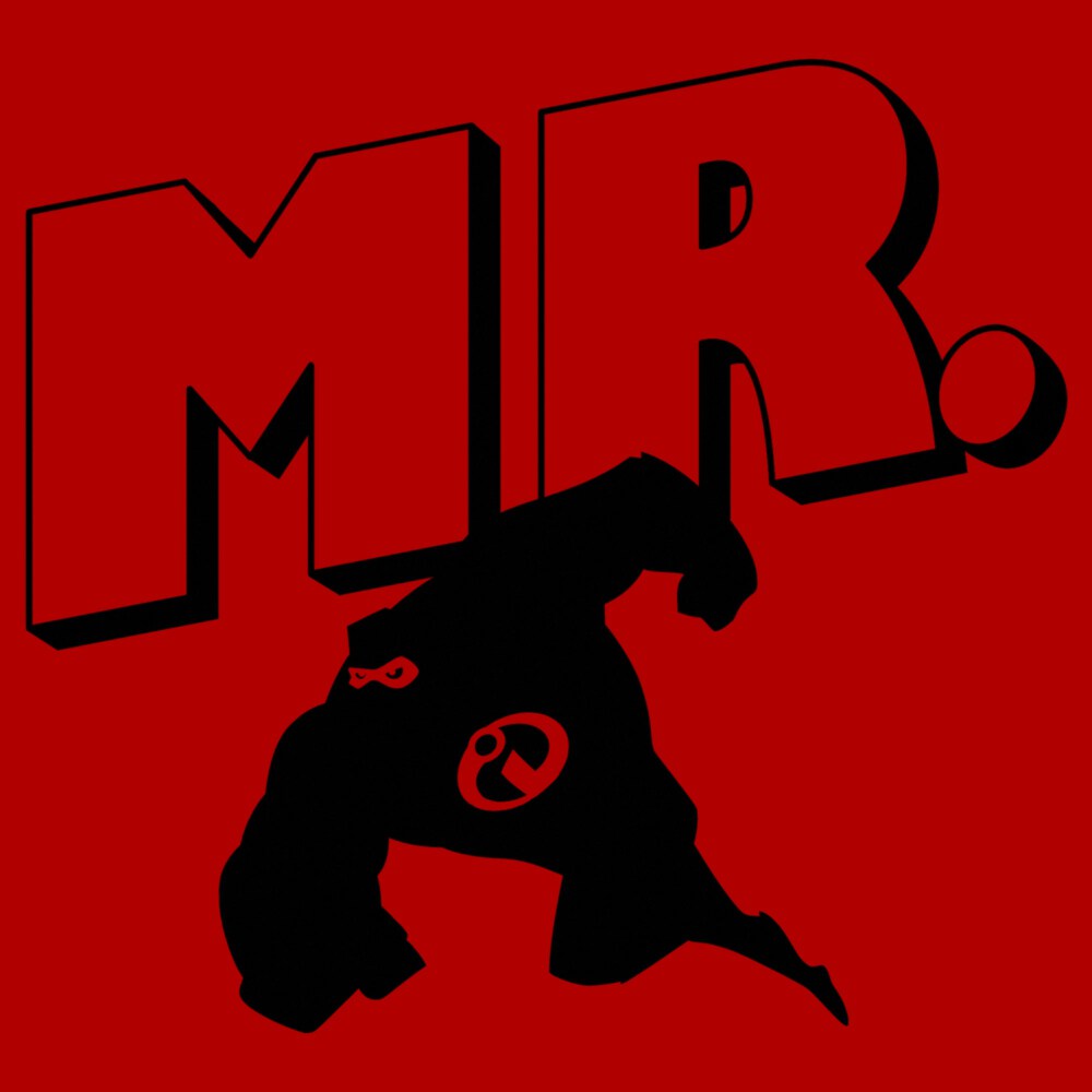 Men&#039;s The Incredibles Mr. Incredible Silhouette  Adult T-Shirt