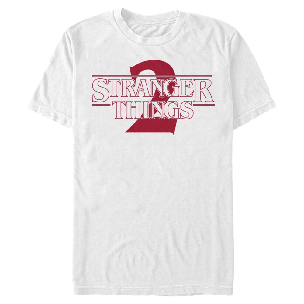 Men's Stranger Things Bold Logo  Adult T-Shirt