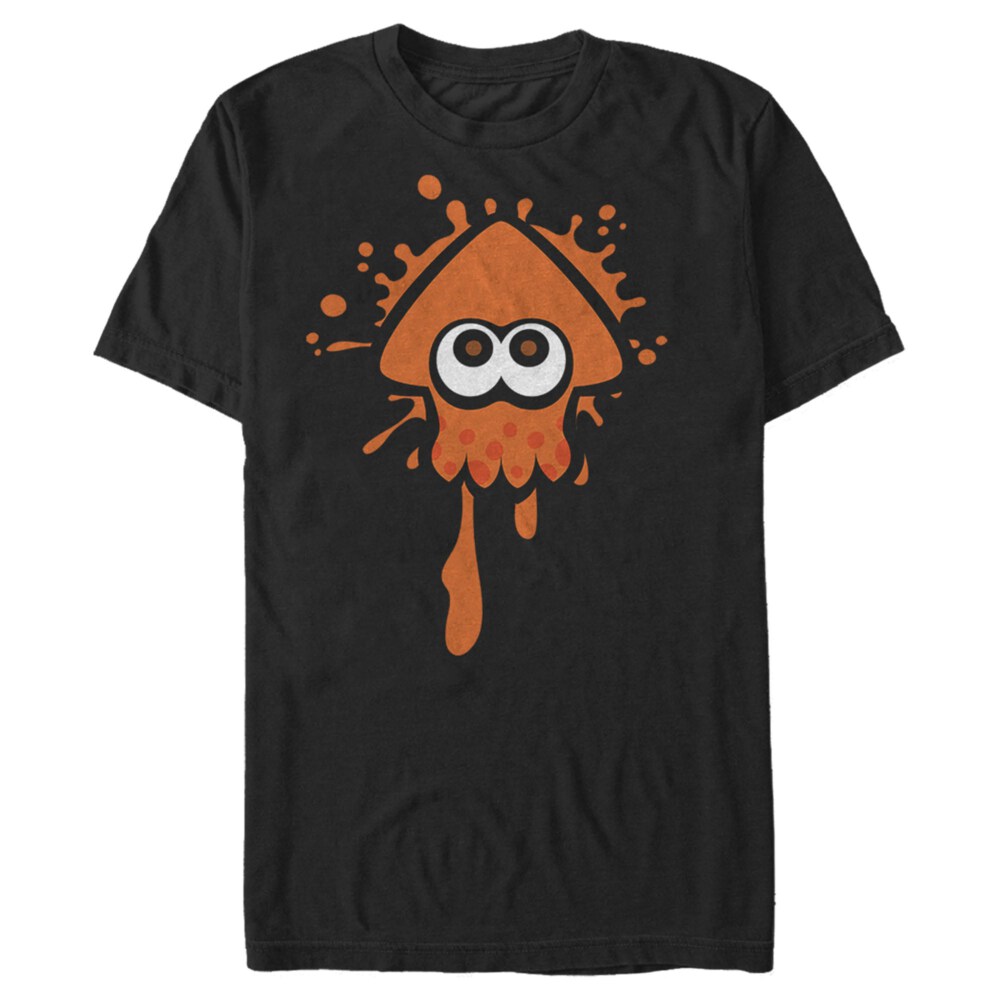 Men's Nintendo Splatoon Orange Inkling Squid  Adult T-Shirt