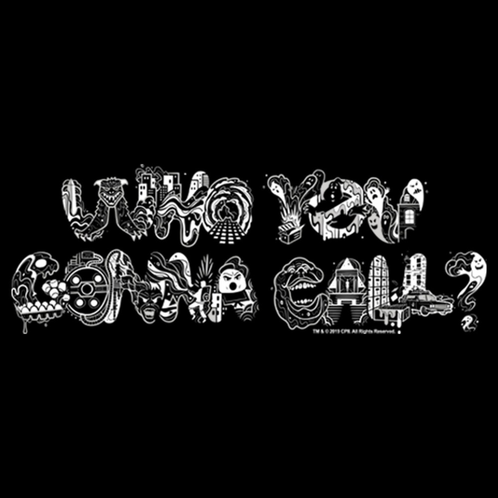 Men's Ghostbusters Who You Gonna Call Collage  Adult T-Shirt