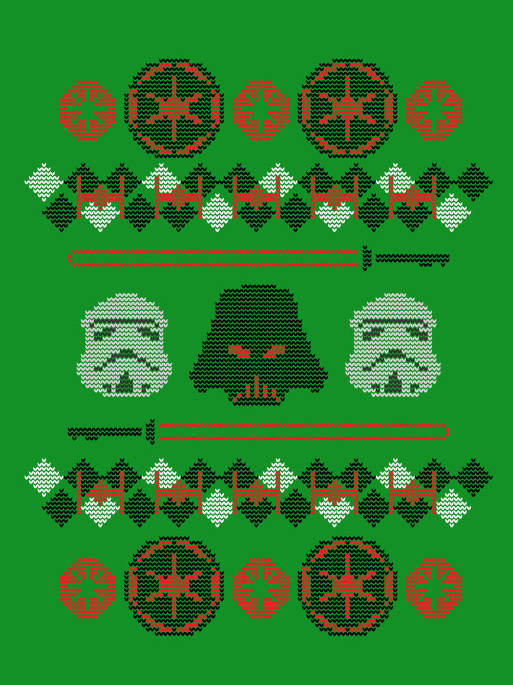 Men's Star Wars Ugly Christmas Darth Vader  Adult T-Shirt