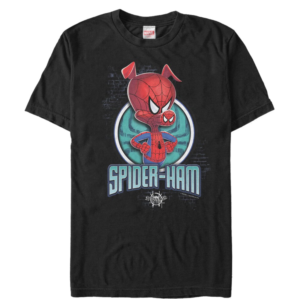 Men's Marvel Spider-Man: Into the Spider-Verse Peter Porker  Adult T-Shirt