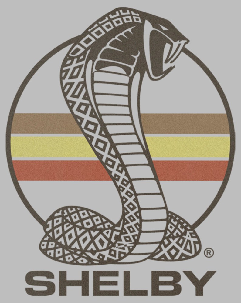 Men's Shelby Cobra Classic Logo  Adult T-Shirt