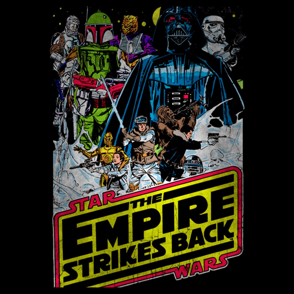 Men's Star Wars Movie Poster  Adult T-Shirt