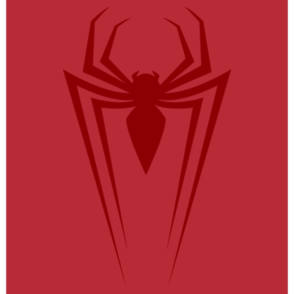 Men's Marvel Spider-Man Icon Badge  Adult Pull Over Hoodie