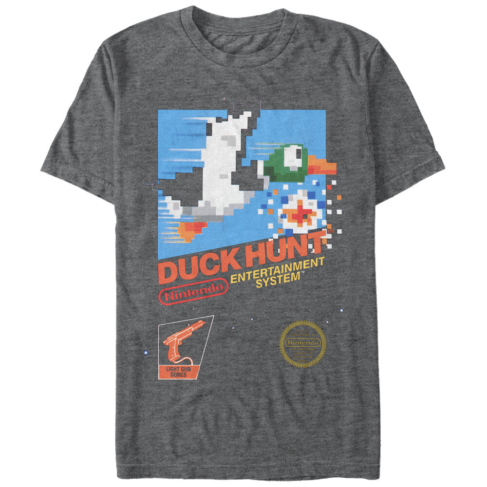 Men's Nintendo NES Duck Hunt  Adult T-Shirt