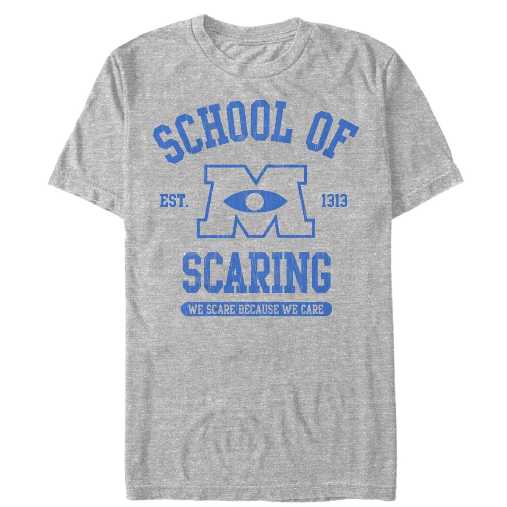Men's Monsters Inc School of Scaring  Adult T-Shirt