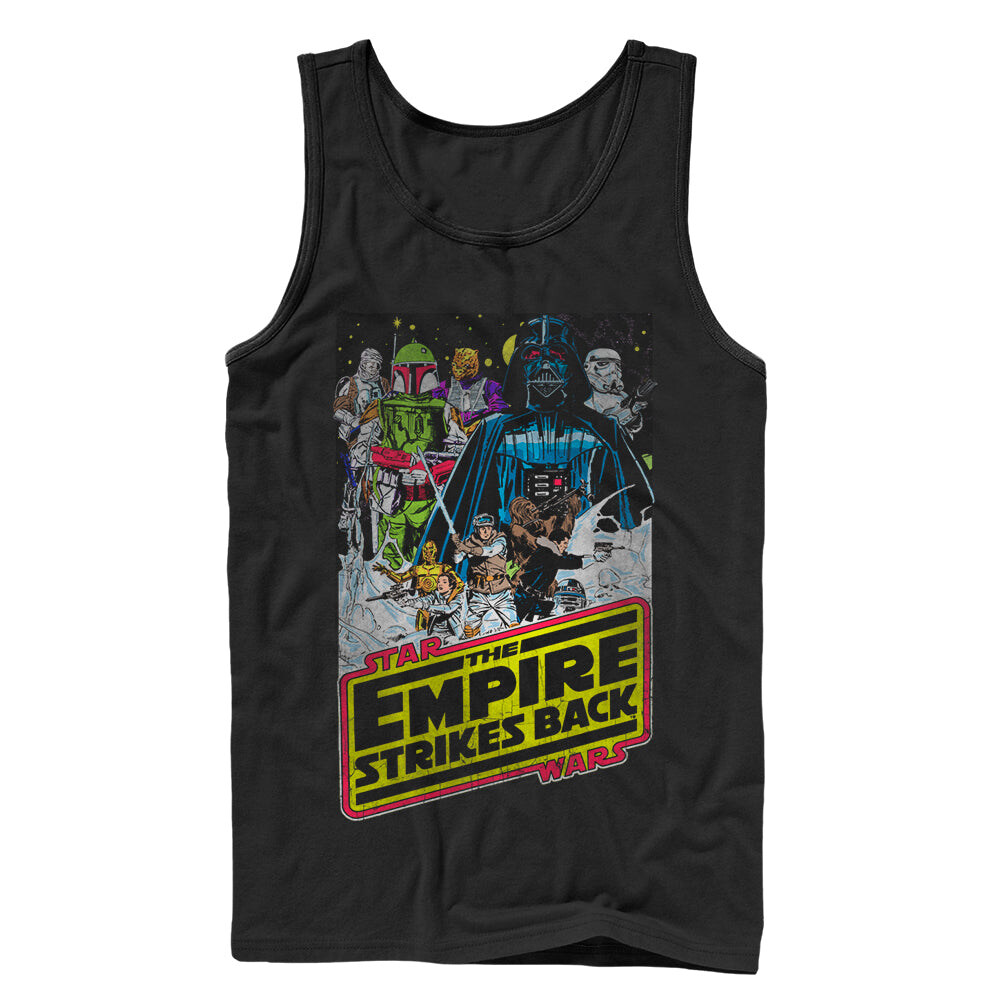 Men's Star Wars Movie Poster  Adult Tank Top