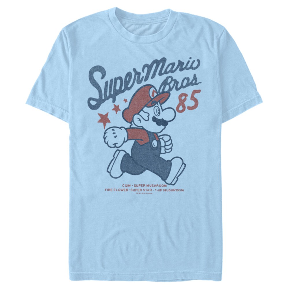 Men's Nintendo Super Mario Bros 85  Adult T-Shirt