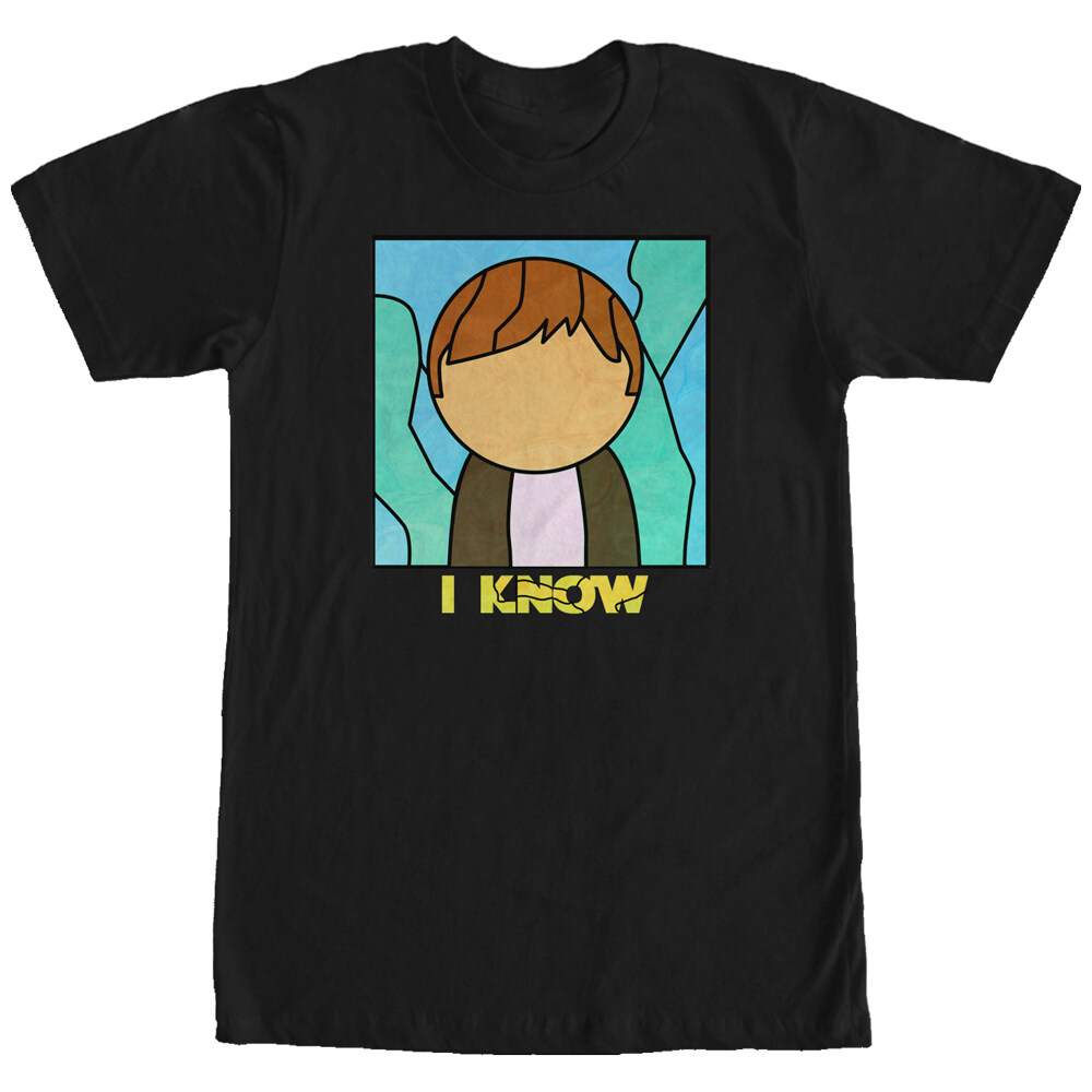 Men's Star Wars Stained Glass Han I Know Adult T-Shirt