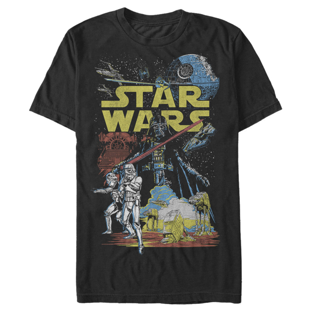 Men's Star Wars Galactic Battle Adult T-Shirt
