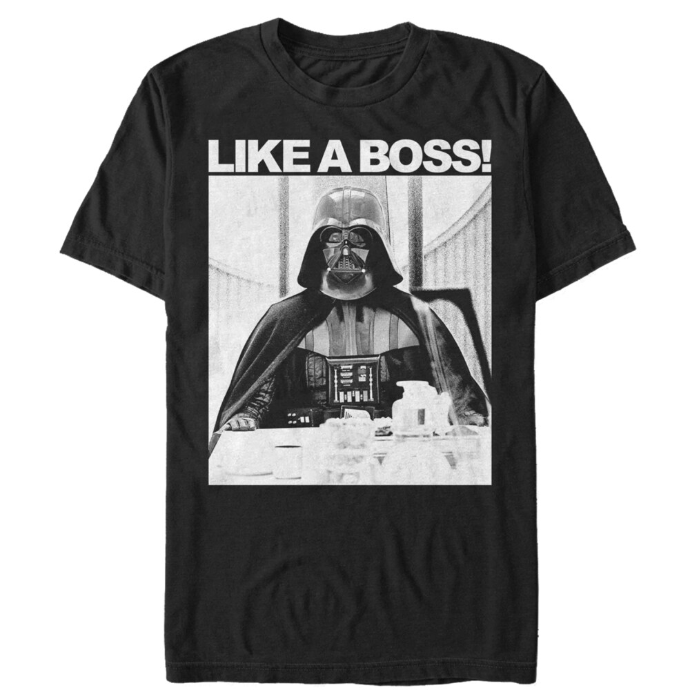 Men's Star Wars Vader Biggest Boss Adult T-Shirt