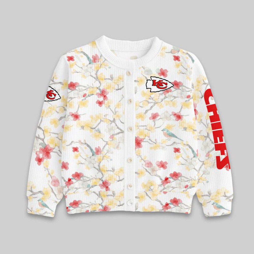 Stocktee Kansas City Chiefs Limited Edition Spun-knit Button Sweater NEW153910