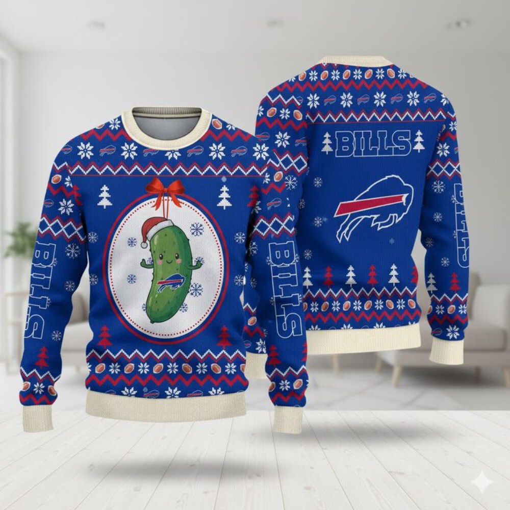 Stocktee Buffalo Bills Pickles Limited Edition Knitted Sweater NEW154613
