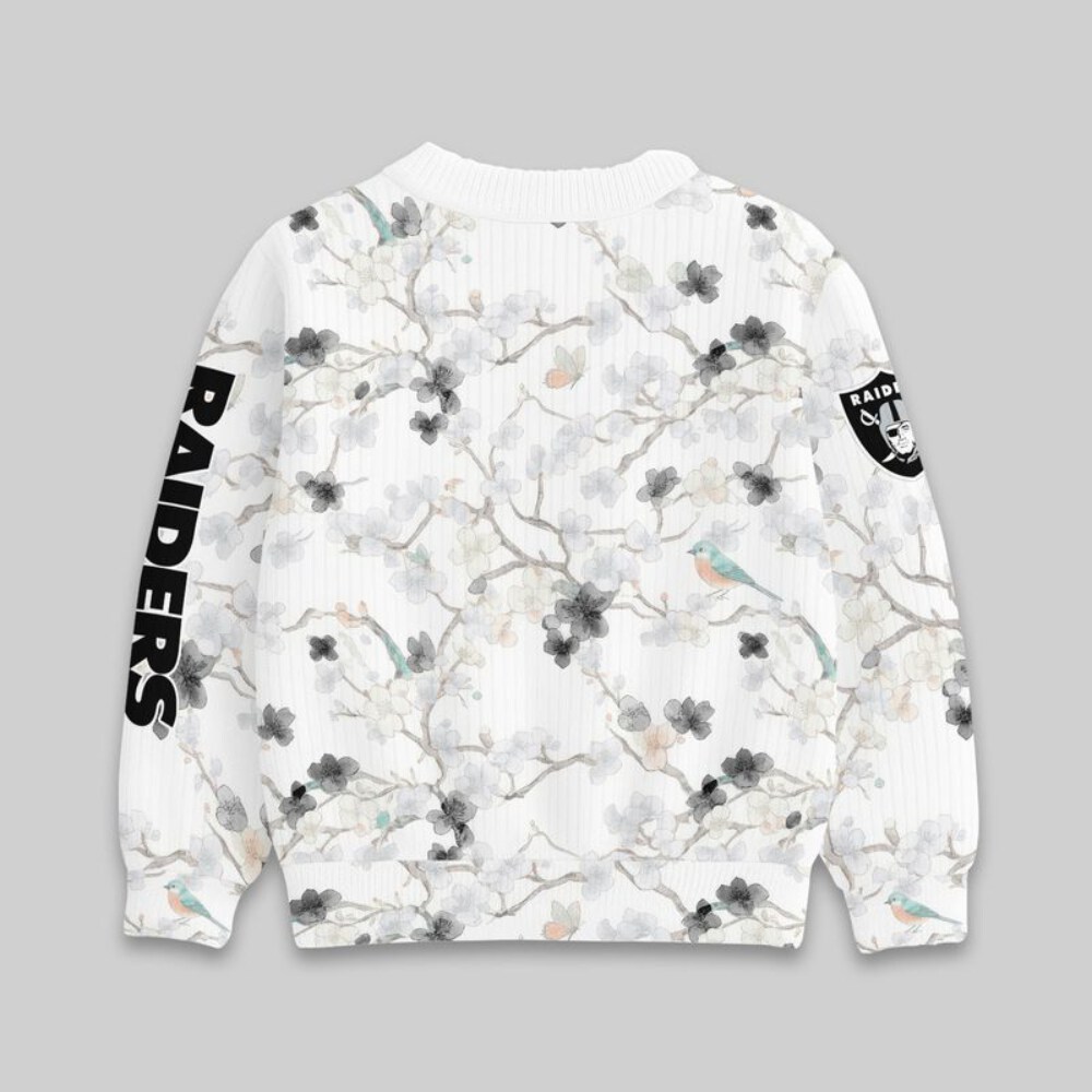 Stocktee Las Vegas Raiders Limited Edition Spun-knit Button Sweater NEW153906