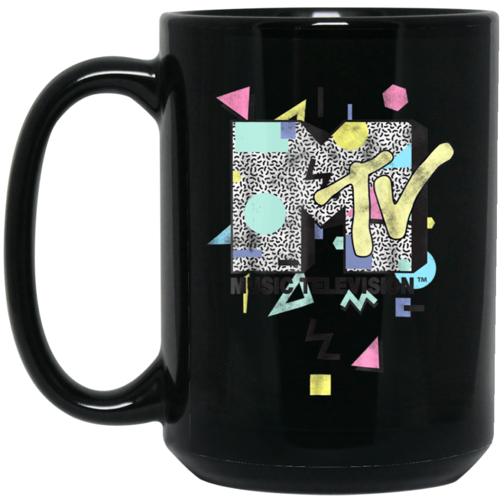 MTV Retro Shape Design Logo Graphic Mug