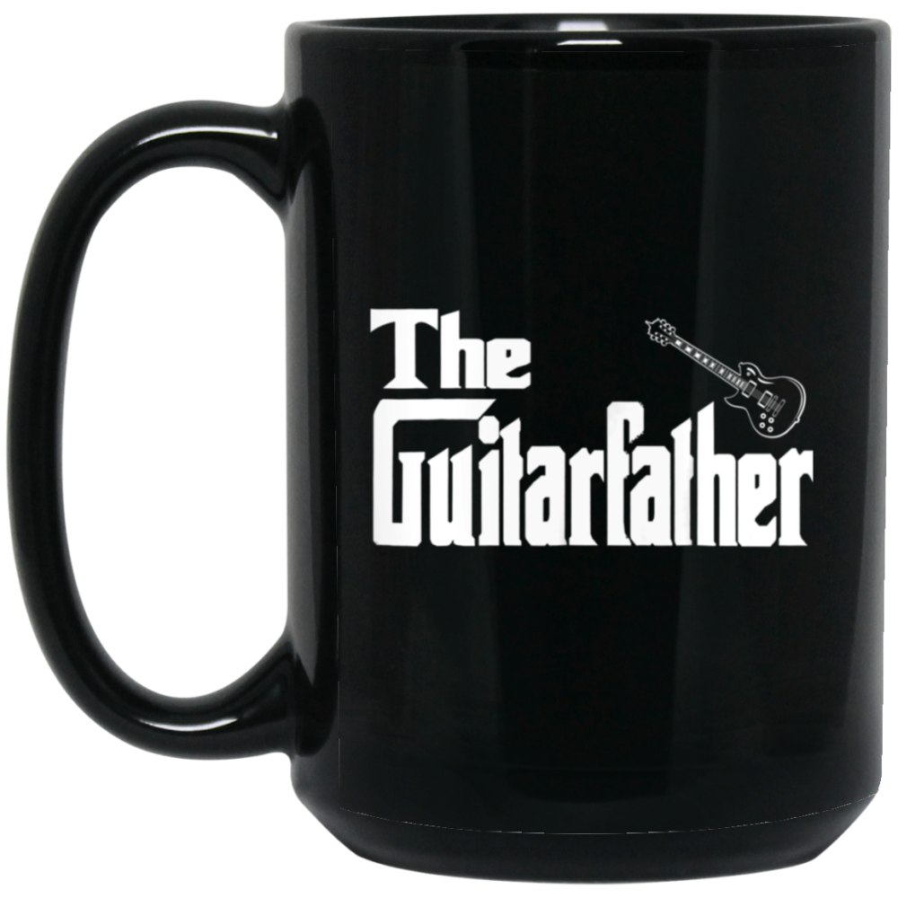 The Guitarfather Funny Fathers Day For Guitar Dad Gift Mug