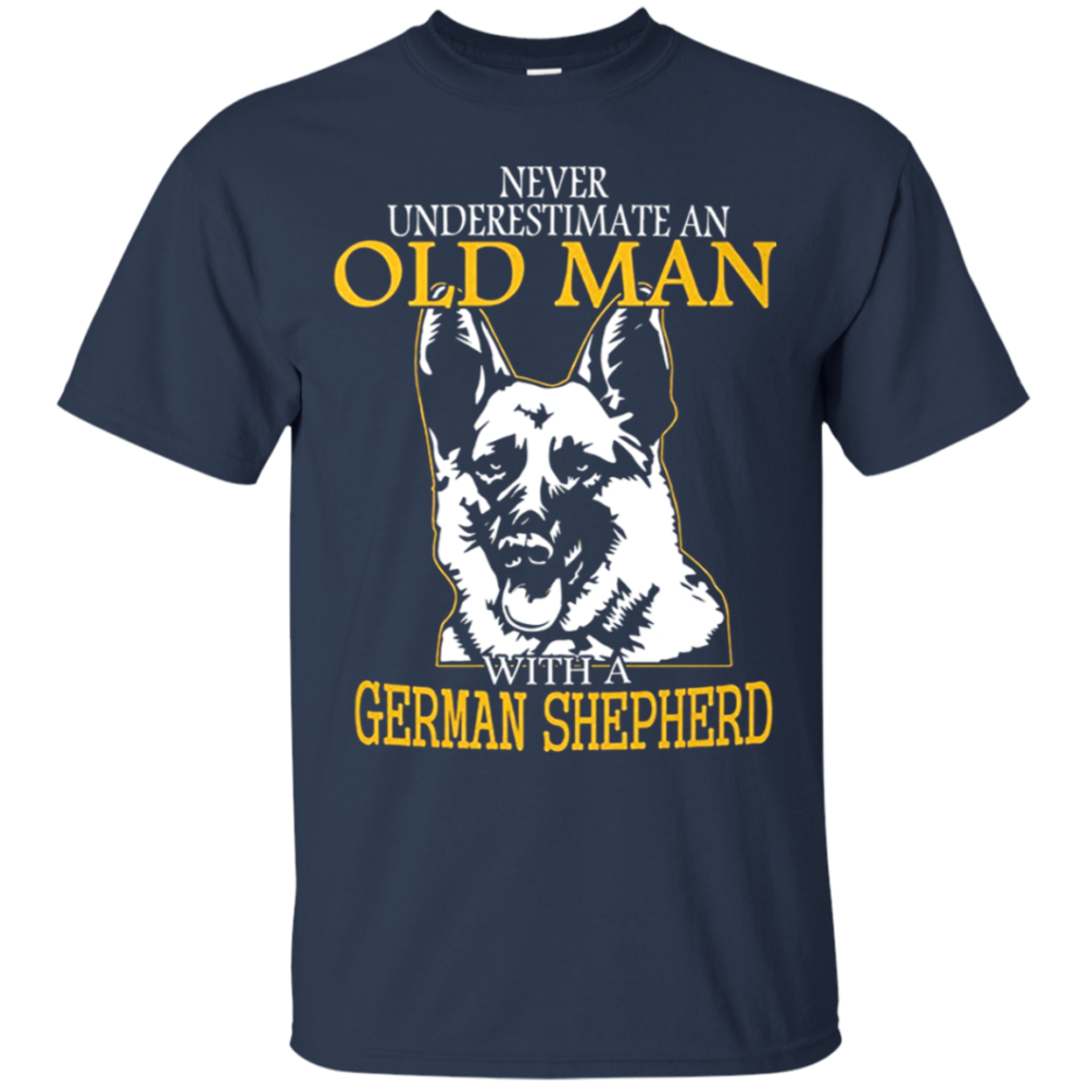 German Shepherd Old Man Mug - Never Underestimate T-Shirt T-Shirt