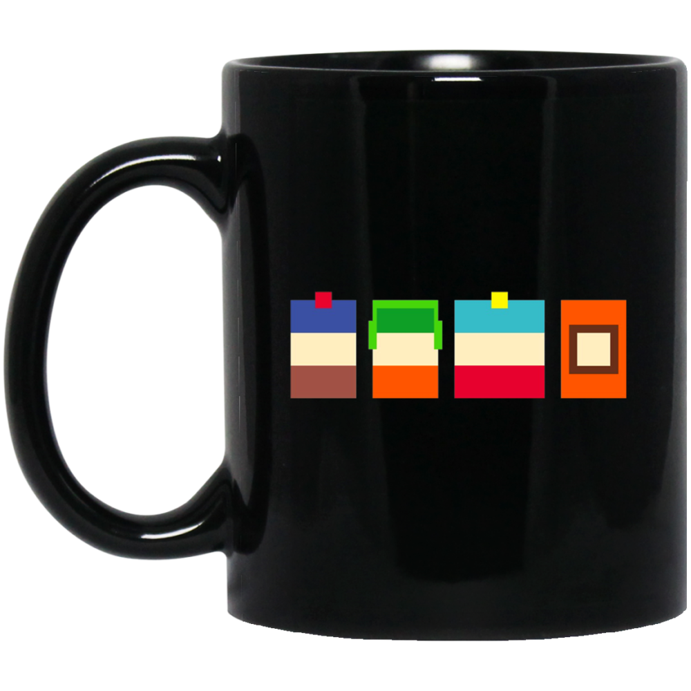 South Park Boys Pixel Art Mug