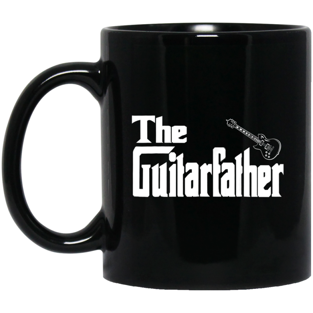 The Guitarfather Funny Fathers Day For Guitar Dad Gift Mug