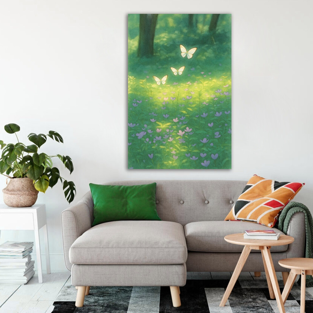 A Forest  Aesthetic Art Print