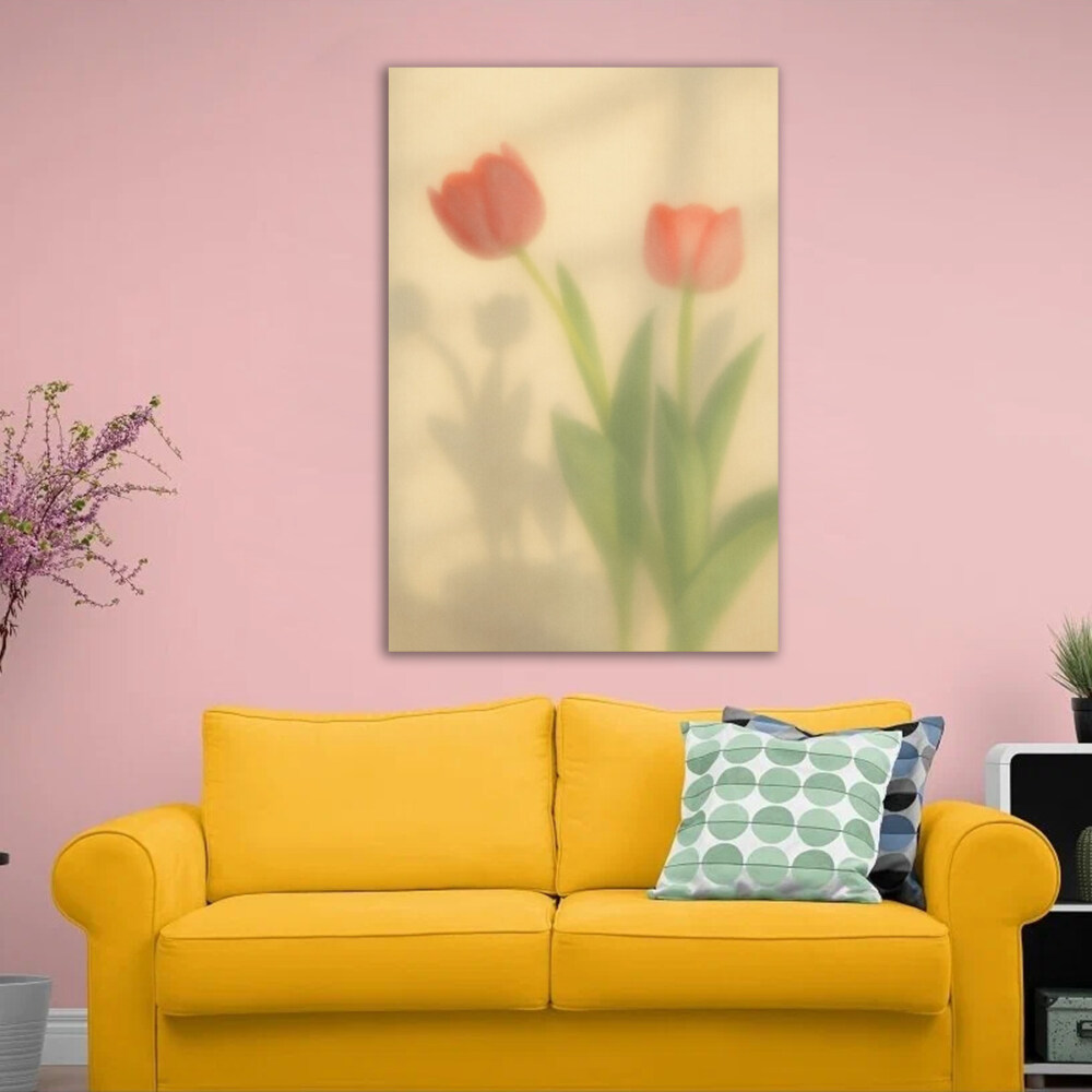 Tulips Flowers Aesthetic Art Print