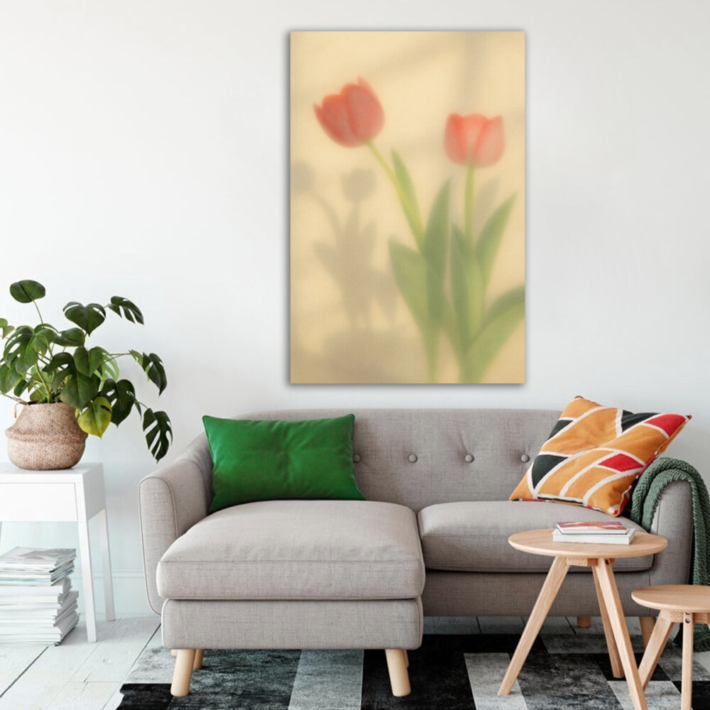 Tulips Flowers Aesthetic Art Print