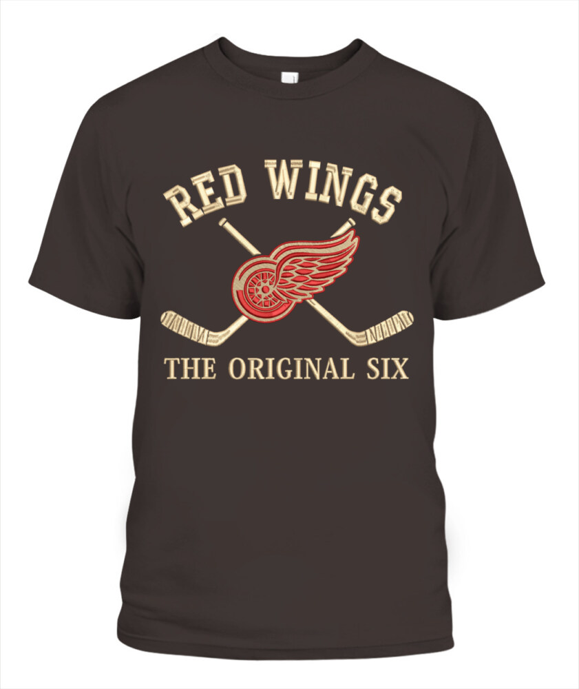 DETROIT RED WINGS - The Original Six - Premium Embroidered