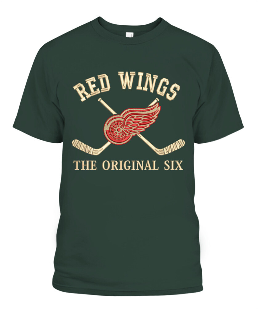 DETROIT RED WINGS - The Original Six - Premium Embroidered