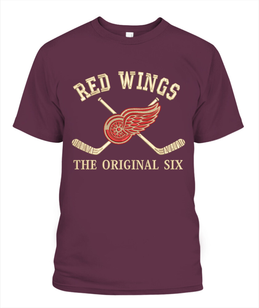 DETROIT RED WINGS - The Original Six - Premium Embroidered