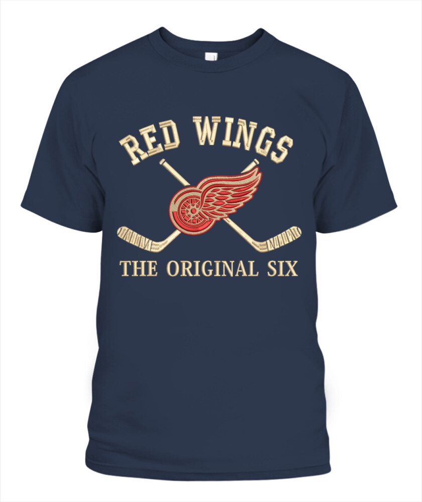 DETROIT RED WINGS - The Original Six - Premium Embroidered