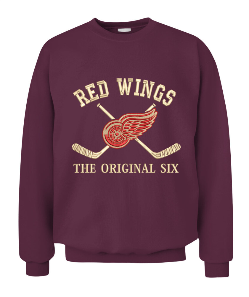 DETROIT RED WINGS - The Original Six - Premium Embroidered